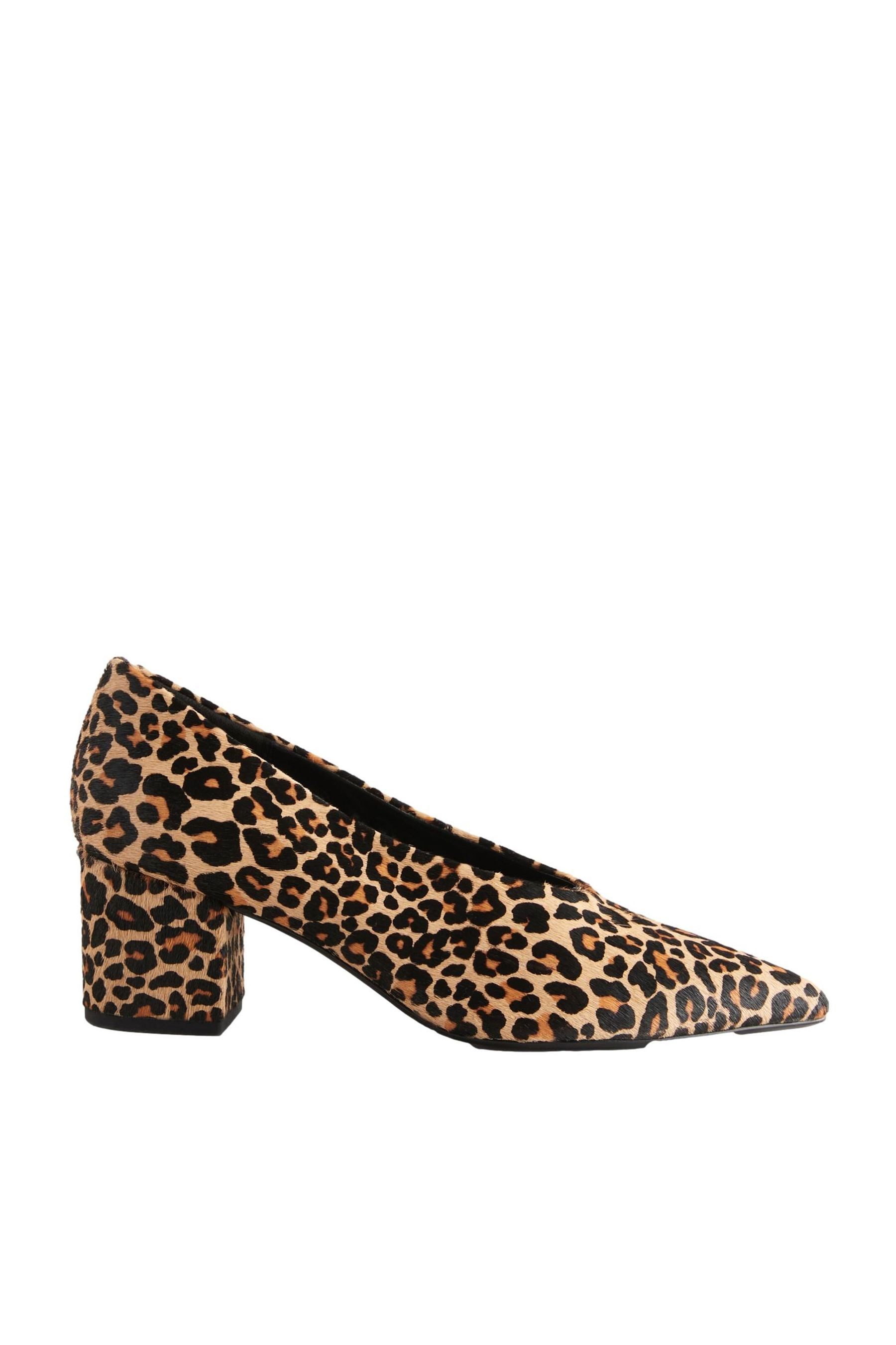 Forever Comfort® spitze Lederstiefel, Blockabsatz Pumps