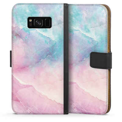 DeinDesign Handyhülle »Marmor Abdruck Pastell Iridescent Marble«, Samsung Galaxy S8 Plus Hülle Handy Flip Case Wallet Cover