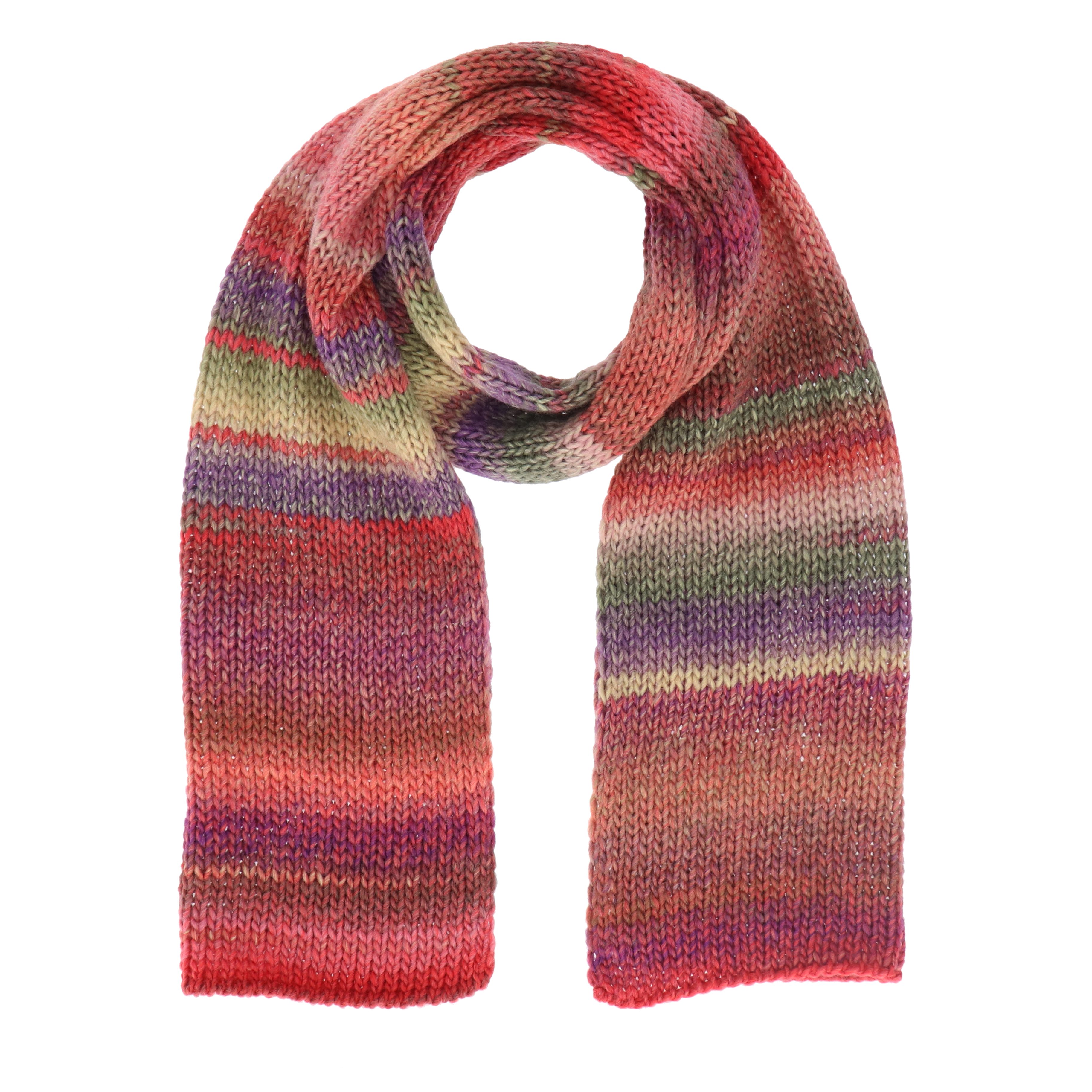 halsüberkopf Accessoires Strickschal Glattgestrickt Multicolor, Made günstig online kaufen