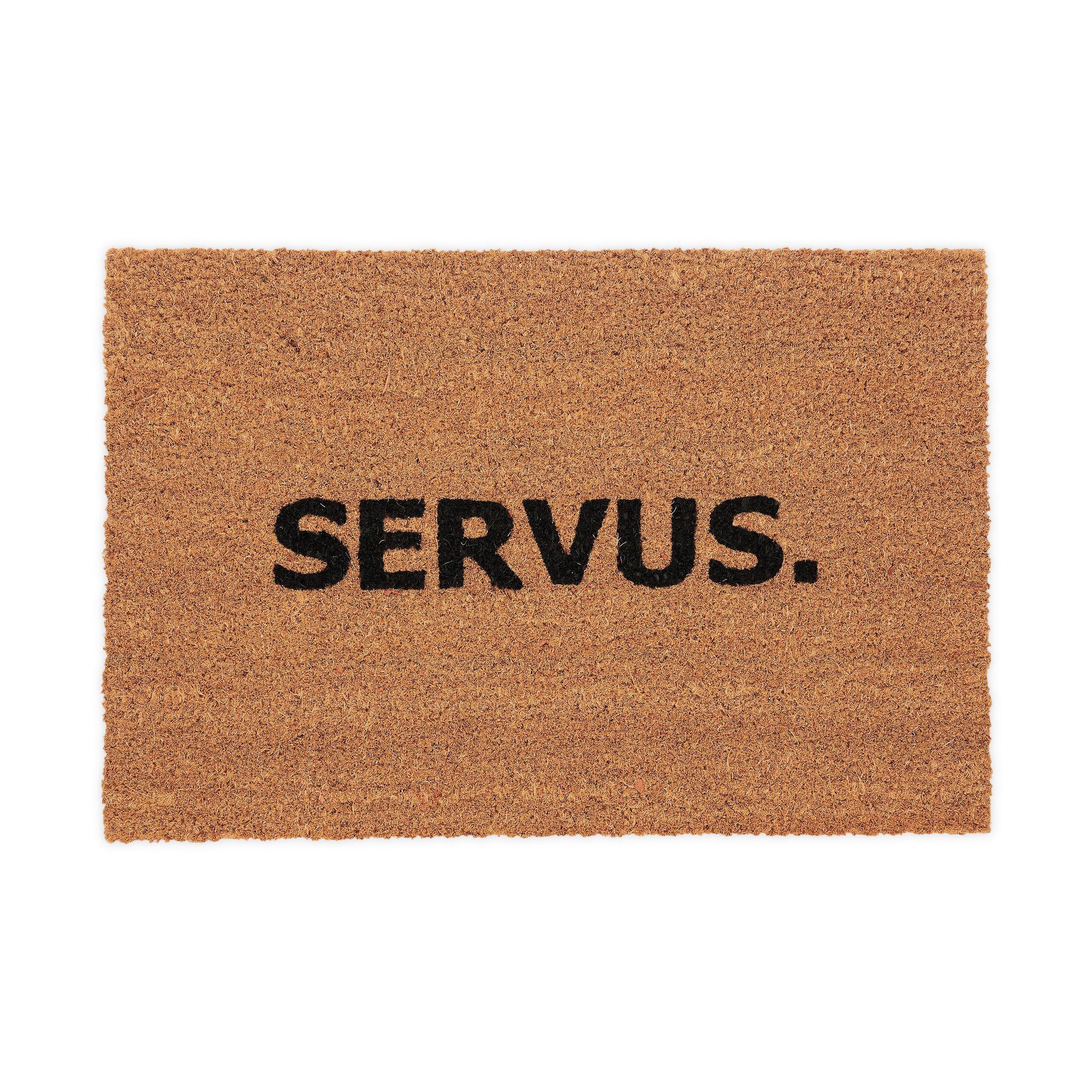 relaxdays Fußmatte Kokos Fußmatte Servus., rechteckig, Höhe: 15 mm günstig online kaufen