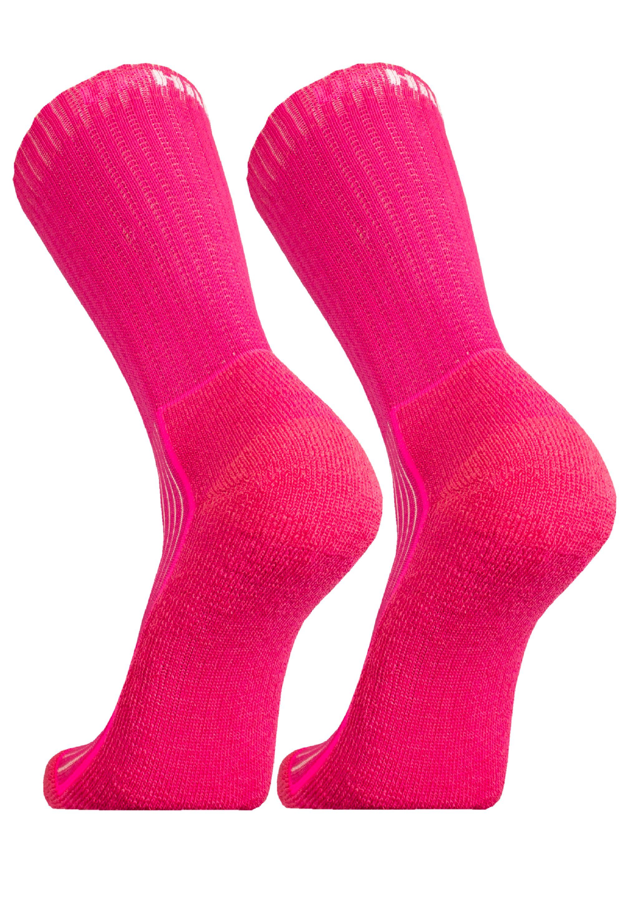Flextech-Struktur 2er-Pack UphillSport (2-Paar) mit rosa im Socken SAANA