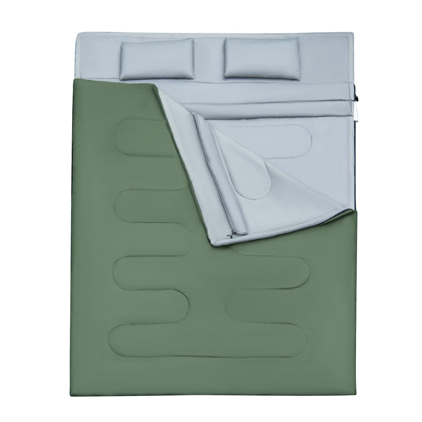 KOMFOTTEU Schlafsack Deckenschlafsack, mit Zwei Kissen, günstig online kaufen