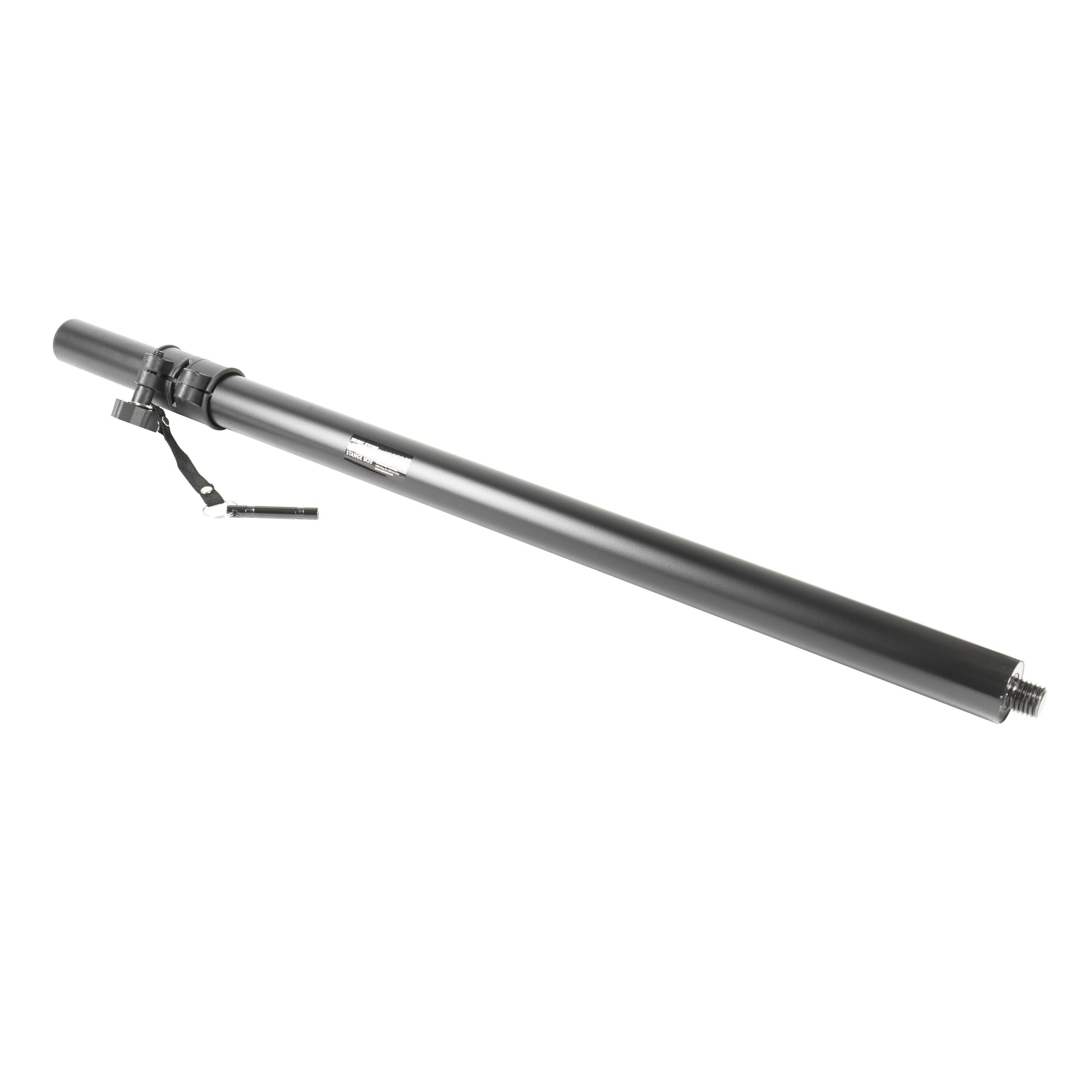 MUSIC STORE Lautsprecherständer, (Sat 6 Distanzstange M20 Stahl 40kg Belastbarkeit 128cm Höhe Teleskop M20 Aufnahme, Lautsprecher Stative, Distanzstangen, Sat 6, Distanzstange M20, Teleskopische Distanzstange)