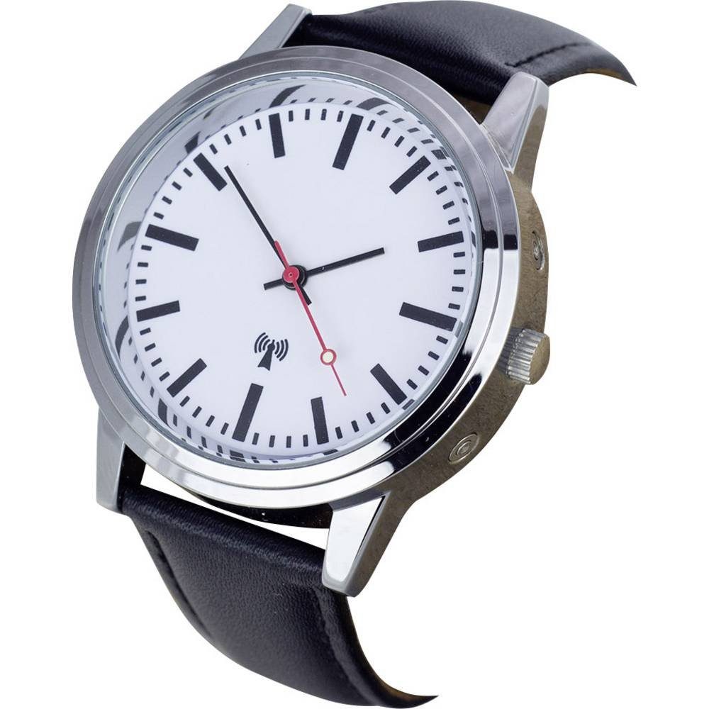 EUROTIME Funk-Armbanduhr Bahnhofsdesign 62528 Watch