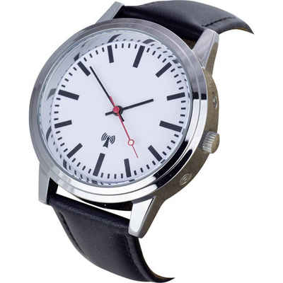 EUROTIME Funk-Armbanduhr Bahnhofsdesign Watch
