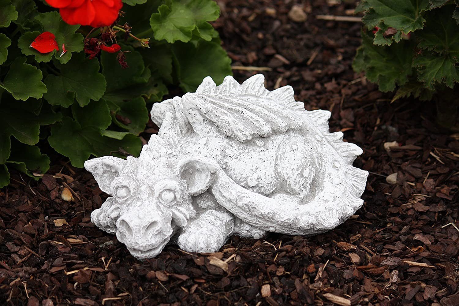Stone and Style Gartenfigur Frostfeste Steinfigur Drache Flokii – Bild 2 von 5