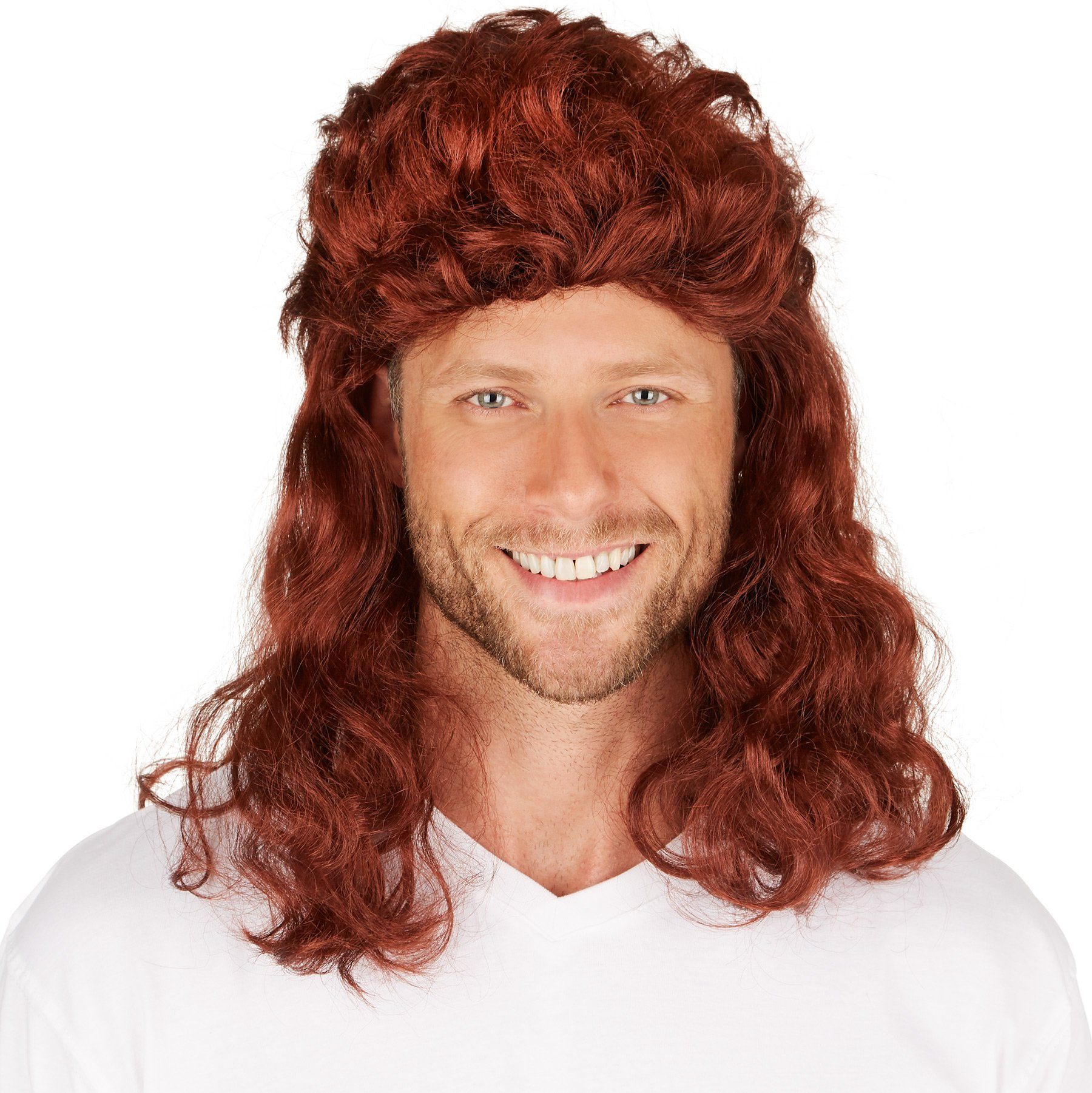 dressforfun Kostüm-Perücke Herrenperücke Vokuhila