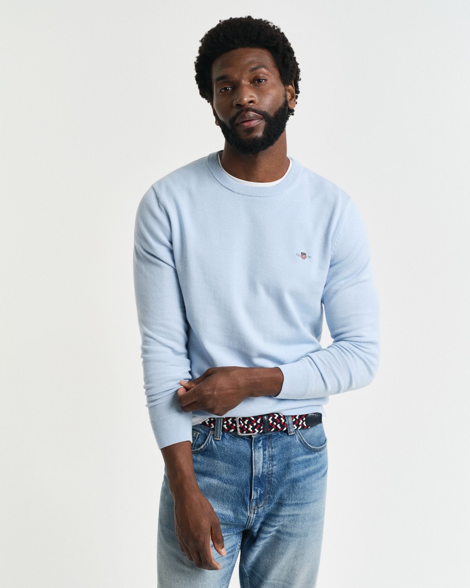 Gant Rundhalspullover günstig online kaufen