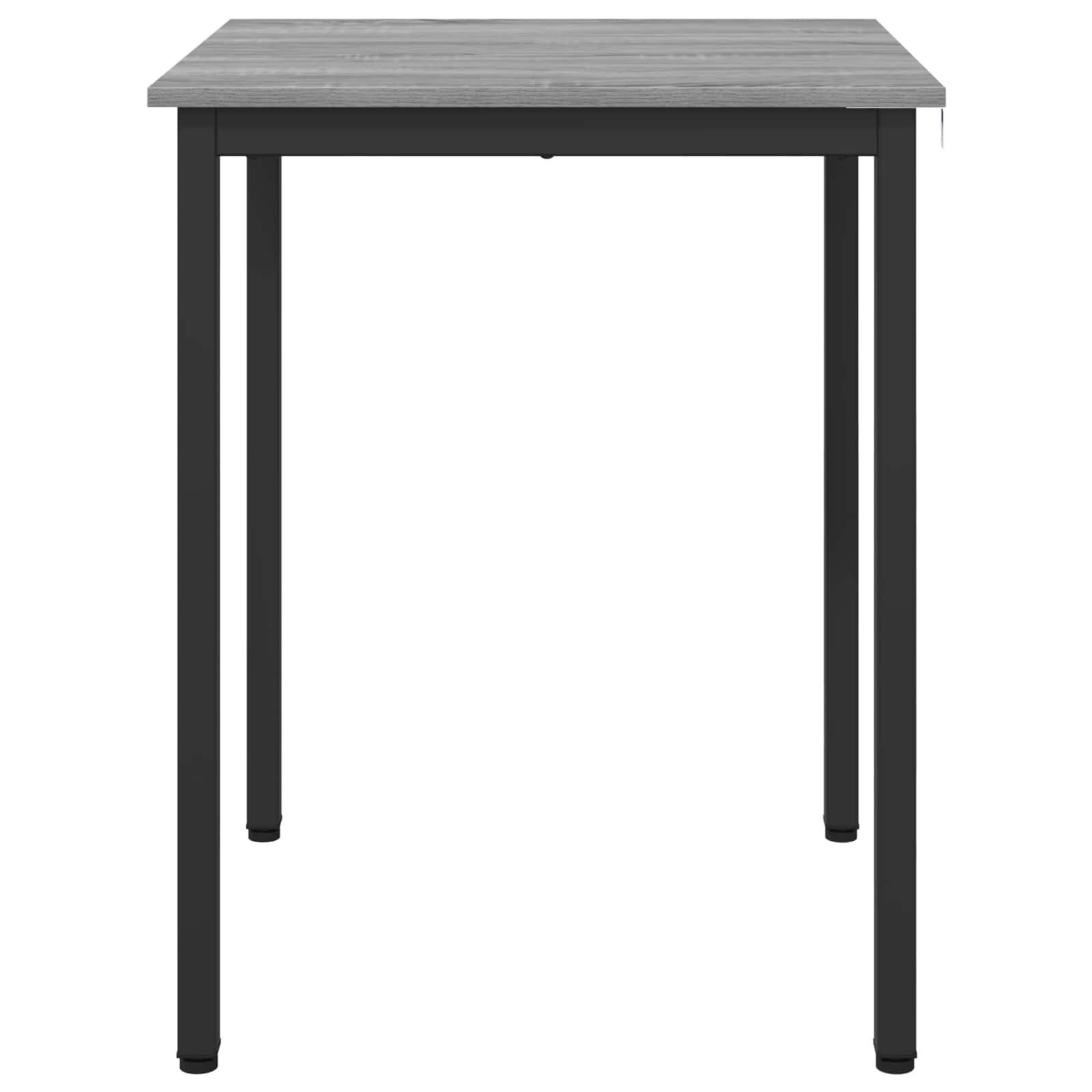 vidaXL Esstisch Esstische 60 x 60 x 75 cm Holzwerkstoff Sonoma-Grau Quadratisch (1-St) – Bild 5 von 5