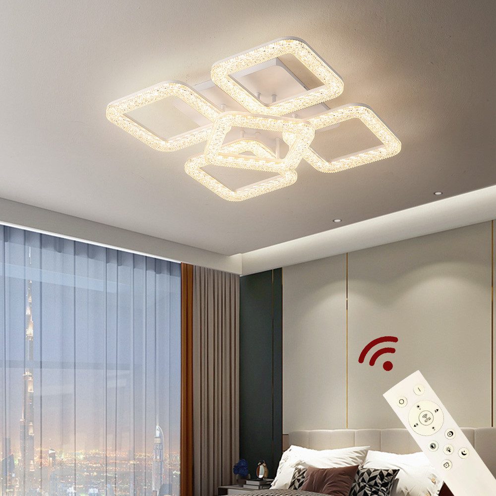 Eurotondisplay LED Deckenleuchte LED Deckenlampe Lampe Fernbedienung Lichtf günstig online kaufen