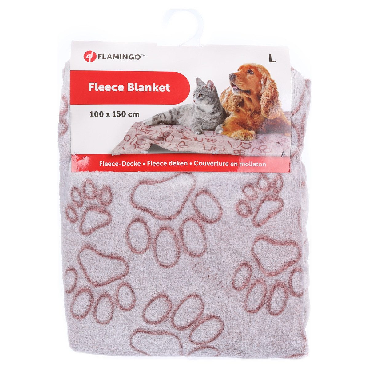 Flamingo Tierdecke Decke Lalia rechteckig altrosa günstig online kaufen
