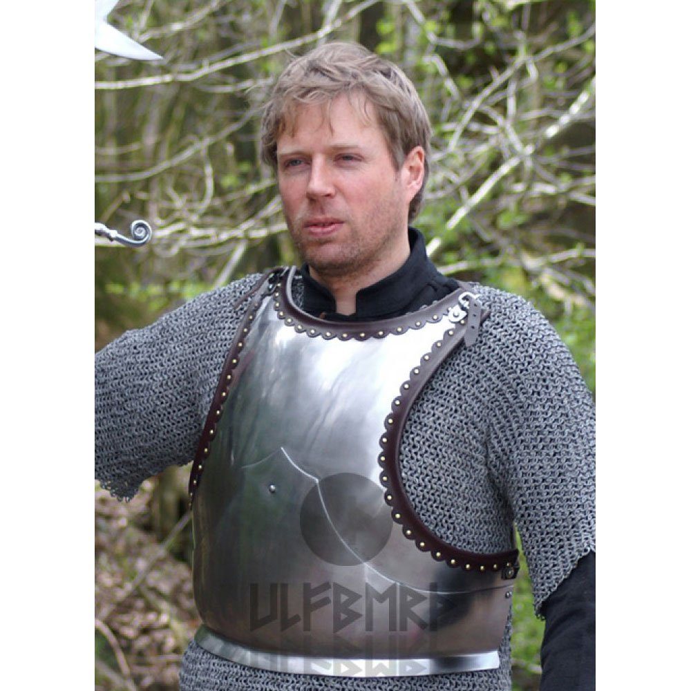 Battle Merchant Ritter-Kostüm Mittelalterlicher Brustpanzer, 1,6 mm Stahl - schaukampftauglich