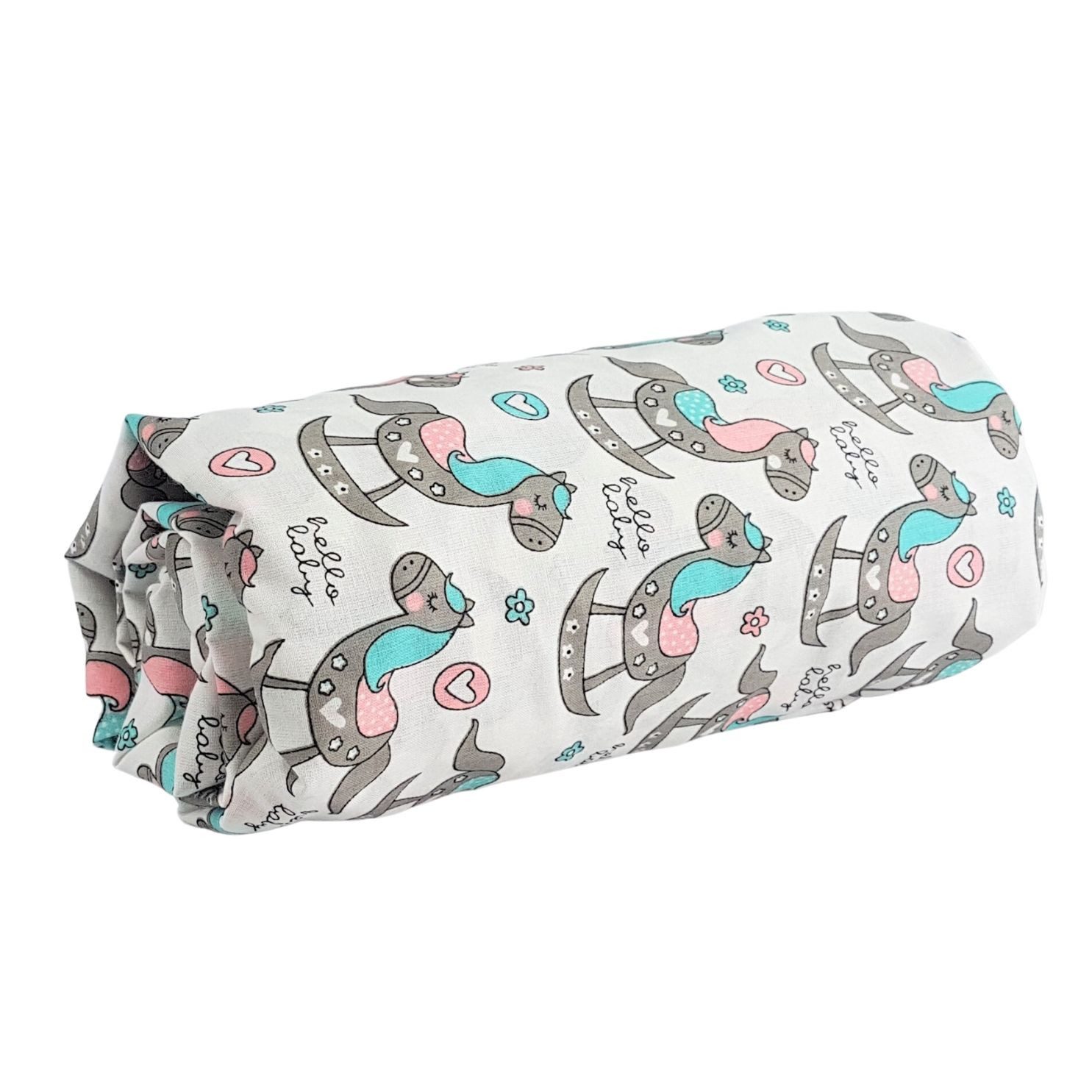 Babymajawelt Spannbettlaken Spannbetttuch Baumwolle für Babybett 90x200, Glatt, Muster, Baumwolle, Gummizug: Rundum, (1 Stück), Mit rundum Gummizug, Sehr Hautfreundlich, Limitiert