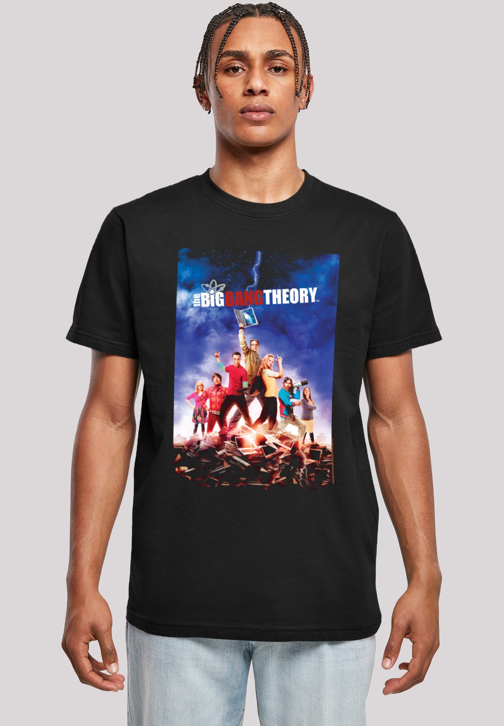 F4NT4STIC T-Shirt Big Bang Theory TV Serie Character Poster Herren,Premium Merch,Regular-Fit,Basic,Bedruckt