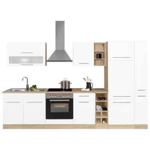 HELD MÖBEL Küchenzeile Eton, mit E-Geräten, Breite 330 cm