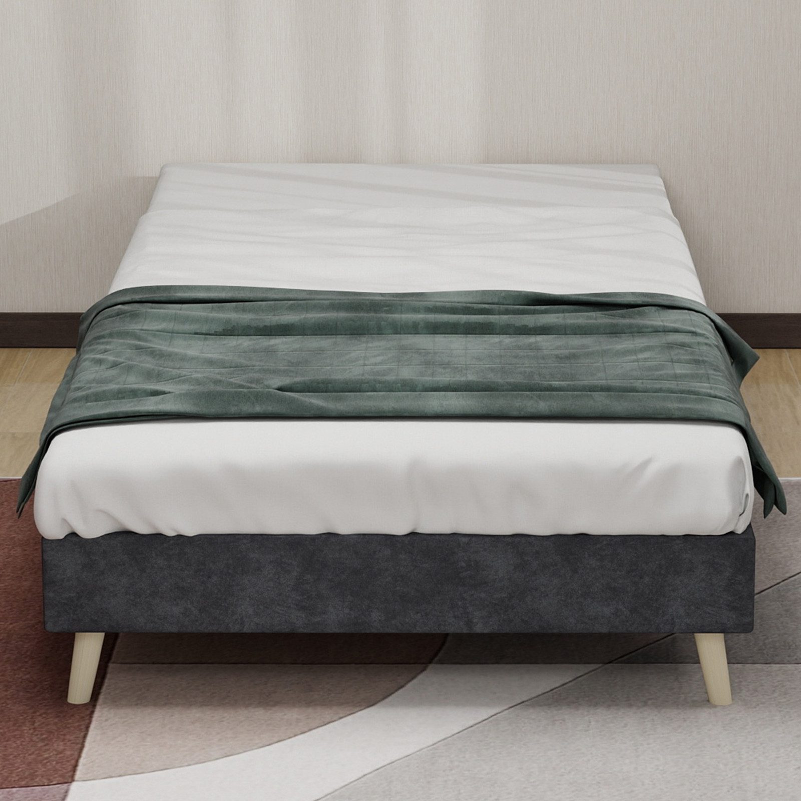 OKWISH Kinderbett Multifunktionales Schlafzimmermöbel (Dutch Velvet Material, Modern Style Bedroom Furniture., 1-tlg., 90x200 cm)