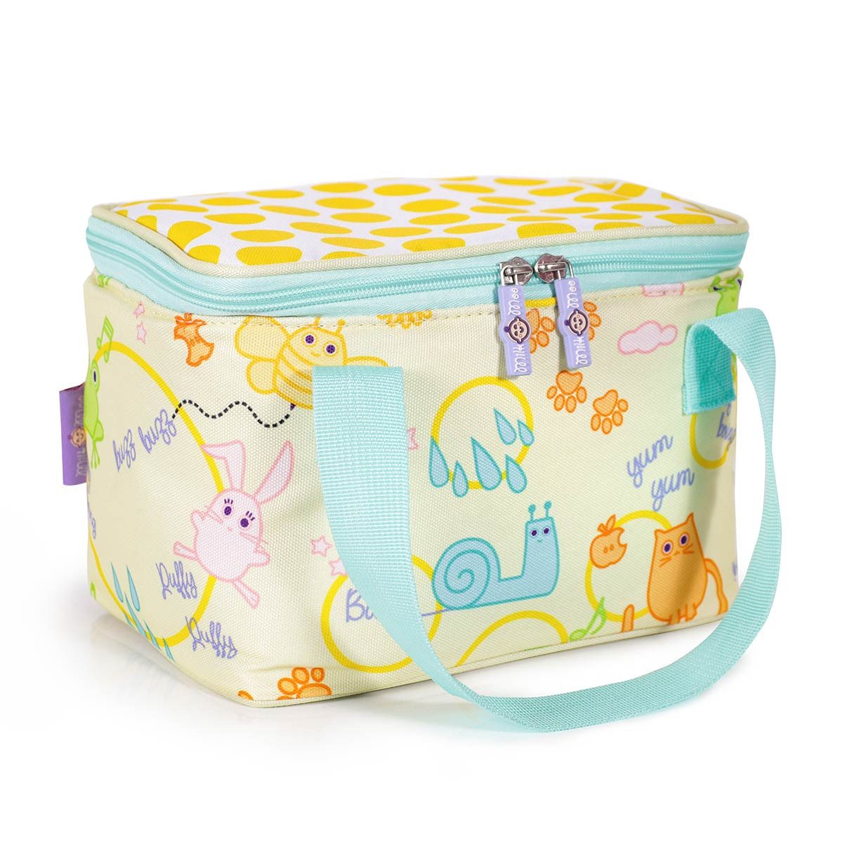 Kühltasche Milk&Moo Lunchbox, Lunchtasche, Brotdose, Kühltasche, Gelb