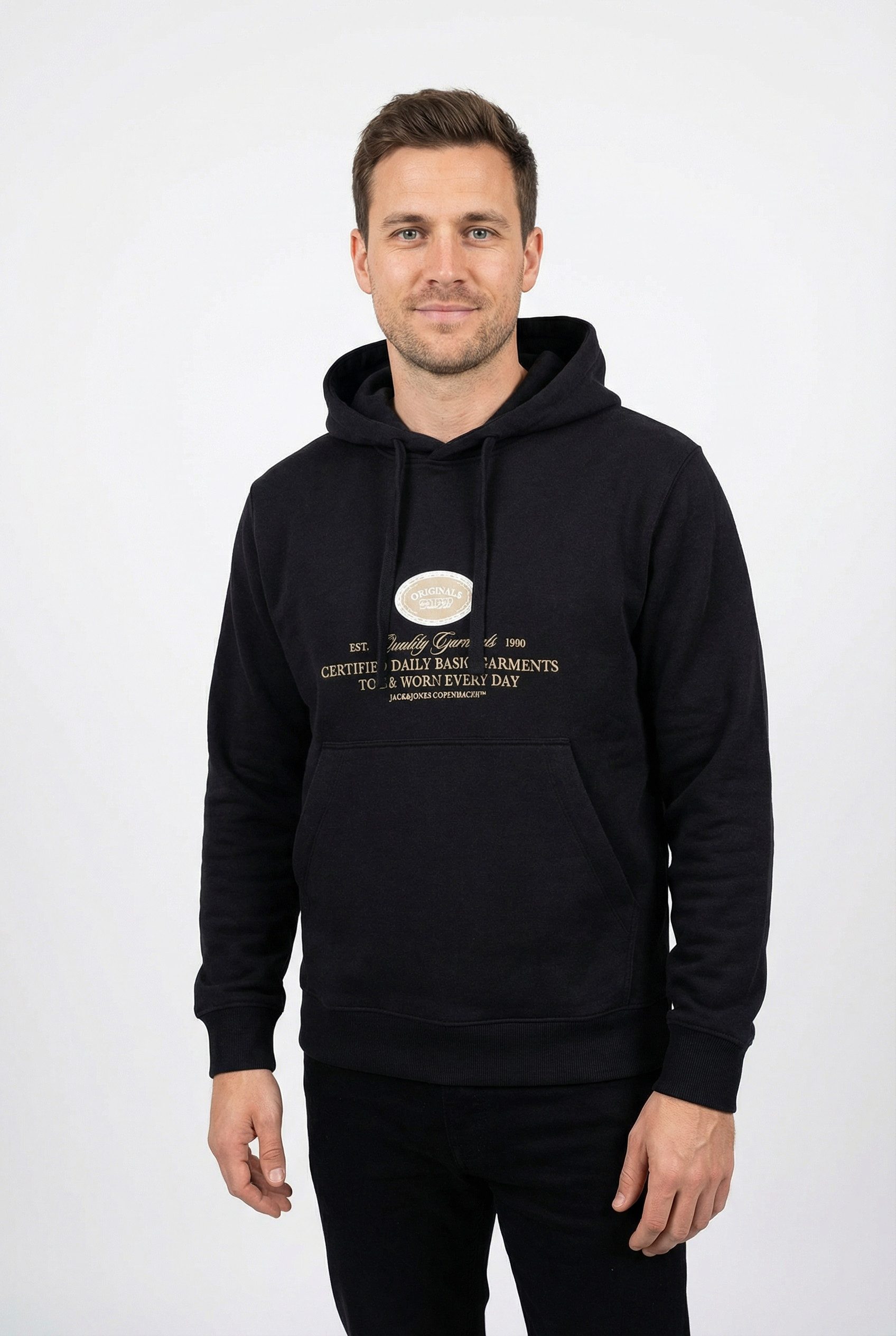 Jack & Jones Kapuzensweatshirt JORGREENE BRANDING SWEAT HOOD CH