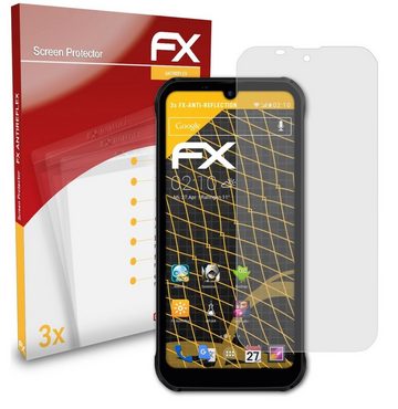 atFoliX Schutzfolie für Volla Phone X, (3 Folien), Entspiegelnd und stoßdämpfend