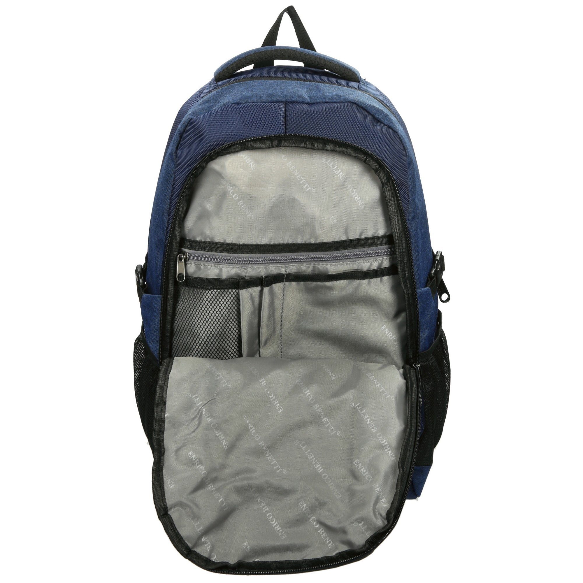 HTI-Living Rucksack Laptopfach, Blau Freizeit Schule Business mit 54 Rucksack