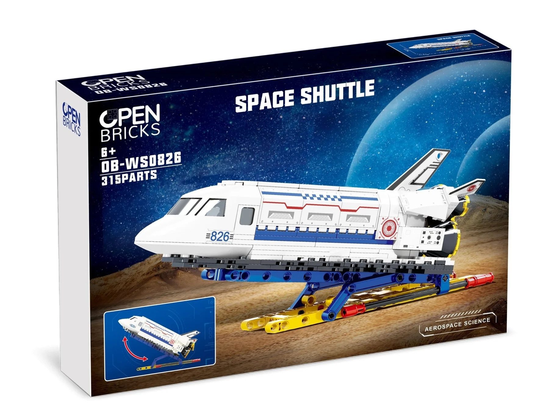 Open Bricks OpenBricks Space Shuttle Konstruktions-Spielset