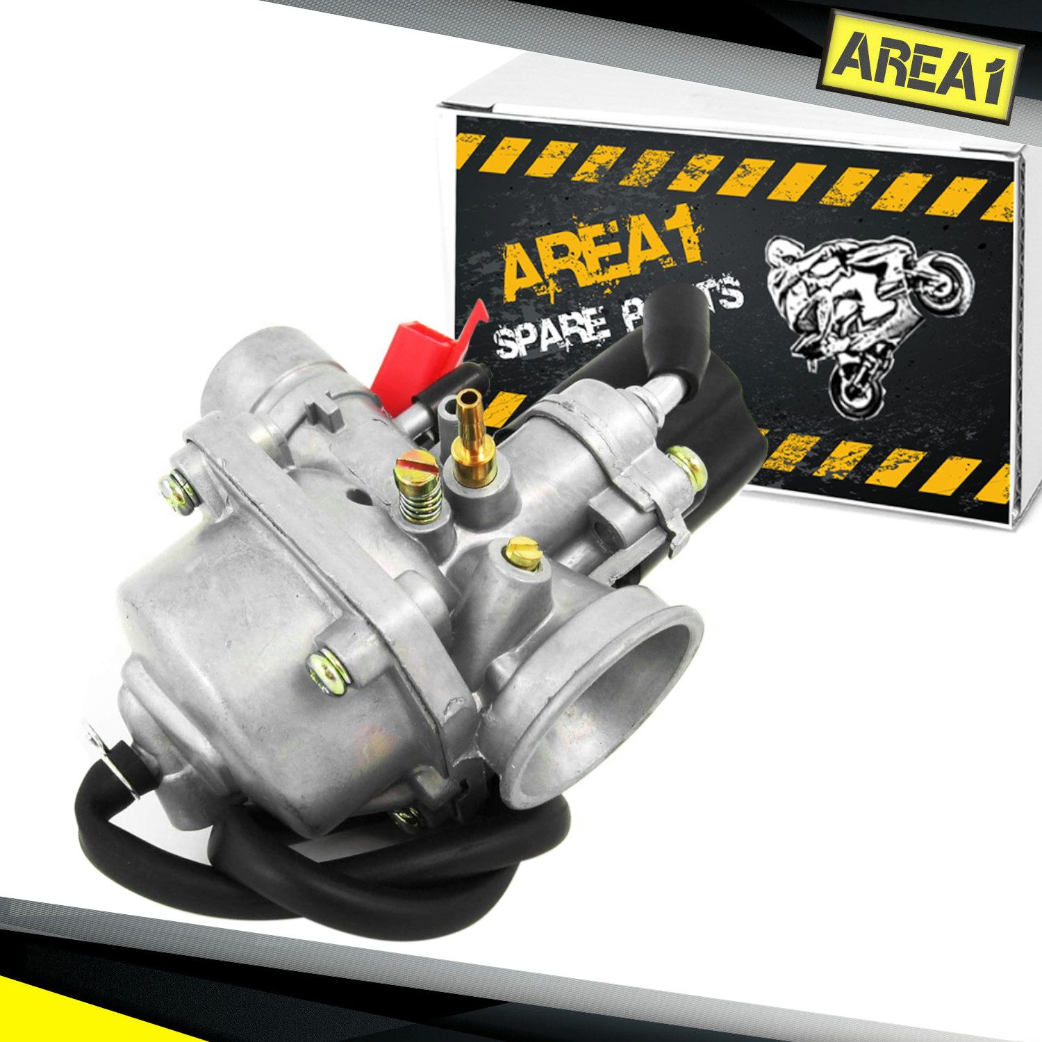 Area1 Motorroller Ersatz Vergaser 12mm 50ccm 2-Takt Minaralli/China Motoren, 0 km/h, Euro 0