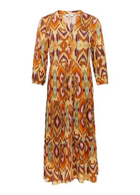 VICCI Germany A-Linien-Kleid mit abstraktem Druck aus fließender Viskose