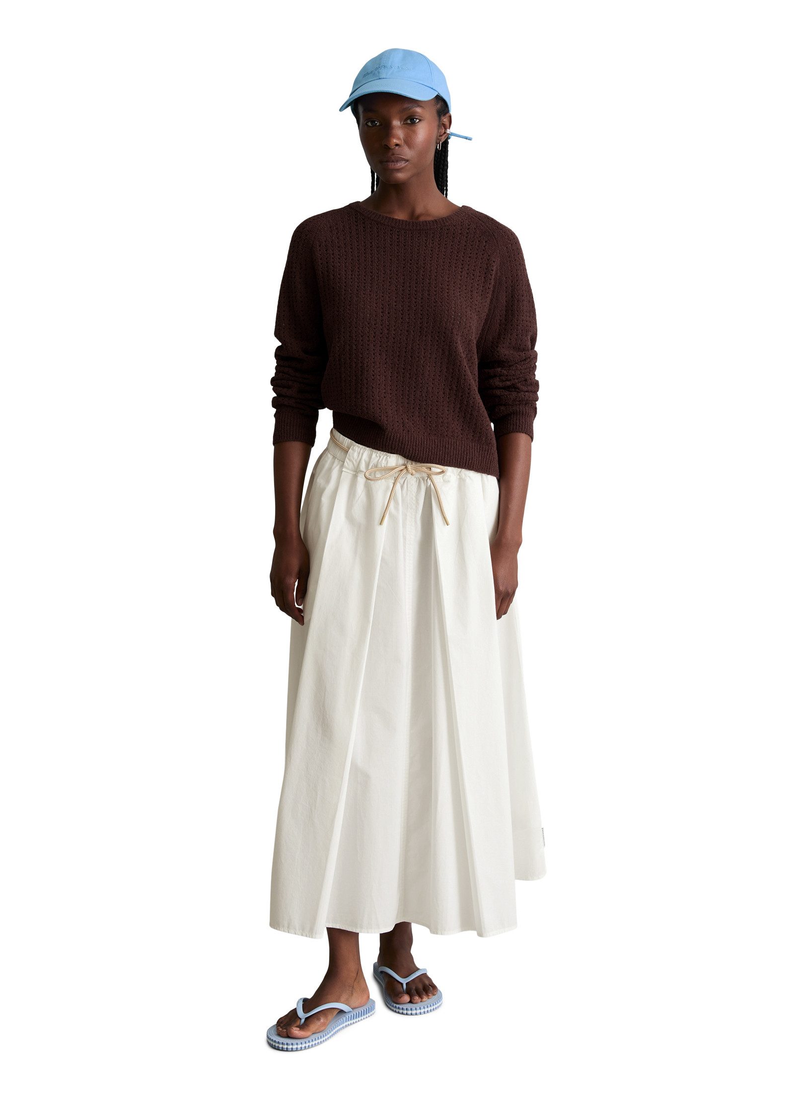Marc O'Polo DENIM Strickpullover aus weichem Organic Cotton-Mix – Bild 5 von 5