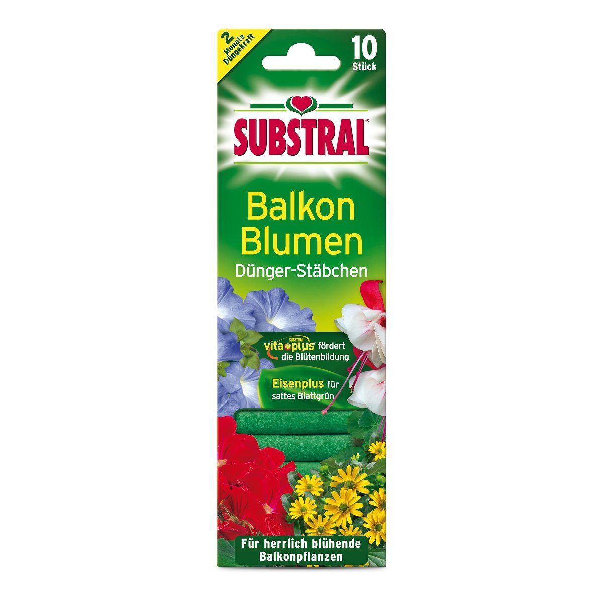 Substral Удобрение для растений Удобрение-Stäbchen für Balkonpflanzen, 10 Stück