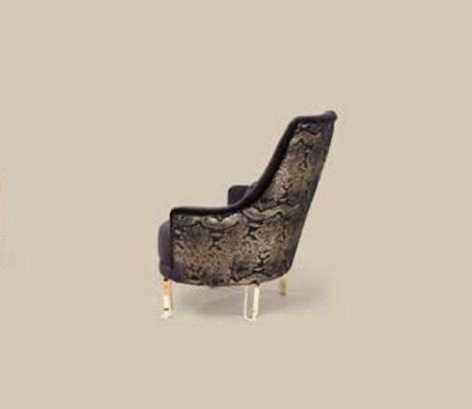 JVmoebel Sessel Lounge Sessel Design Sessel Luxus Polster Sitzer Textil 1 Sitzer Neu