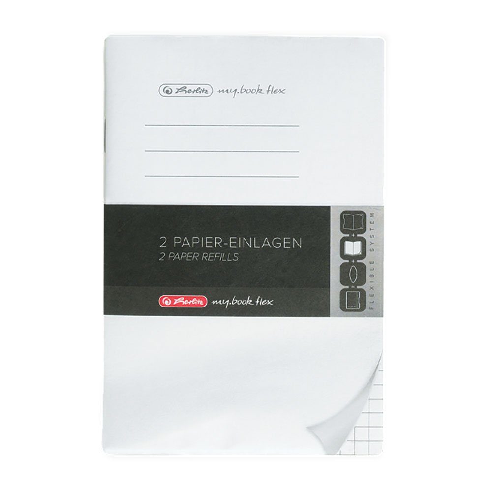 Herlitz Notizbuch herlitz Papier-Ersatzeinlagen für Notizheft my.book flex, A6, Lineatur
