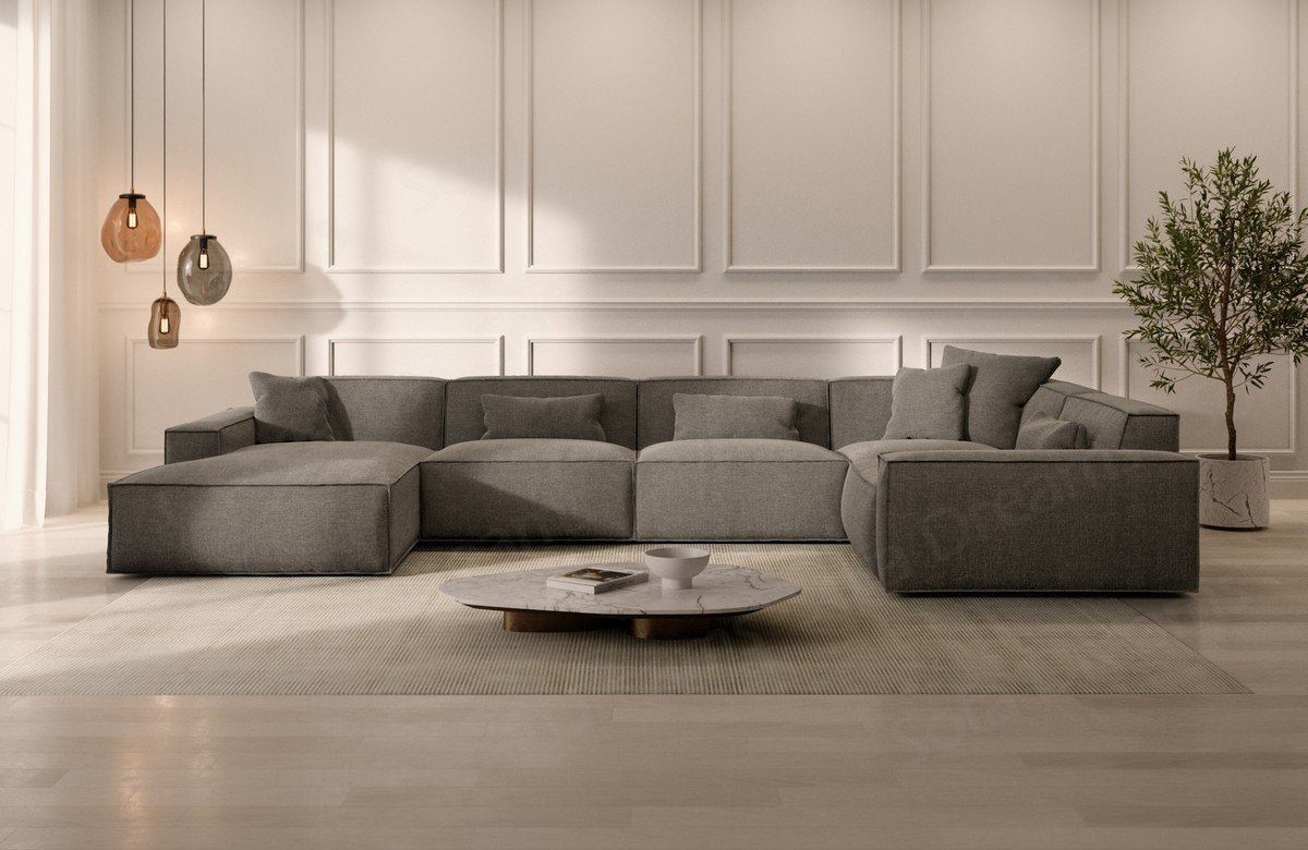 Sofa Dreams Wohnlandschaft Sofa Strukturstoff Polstersofa günstig online kaufen