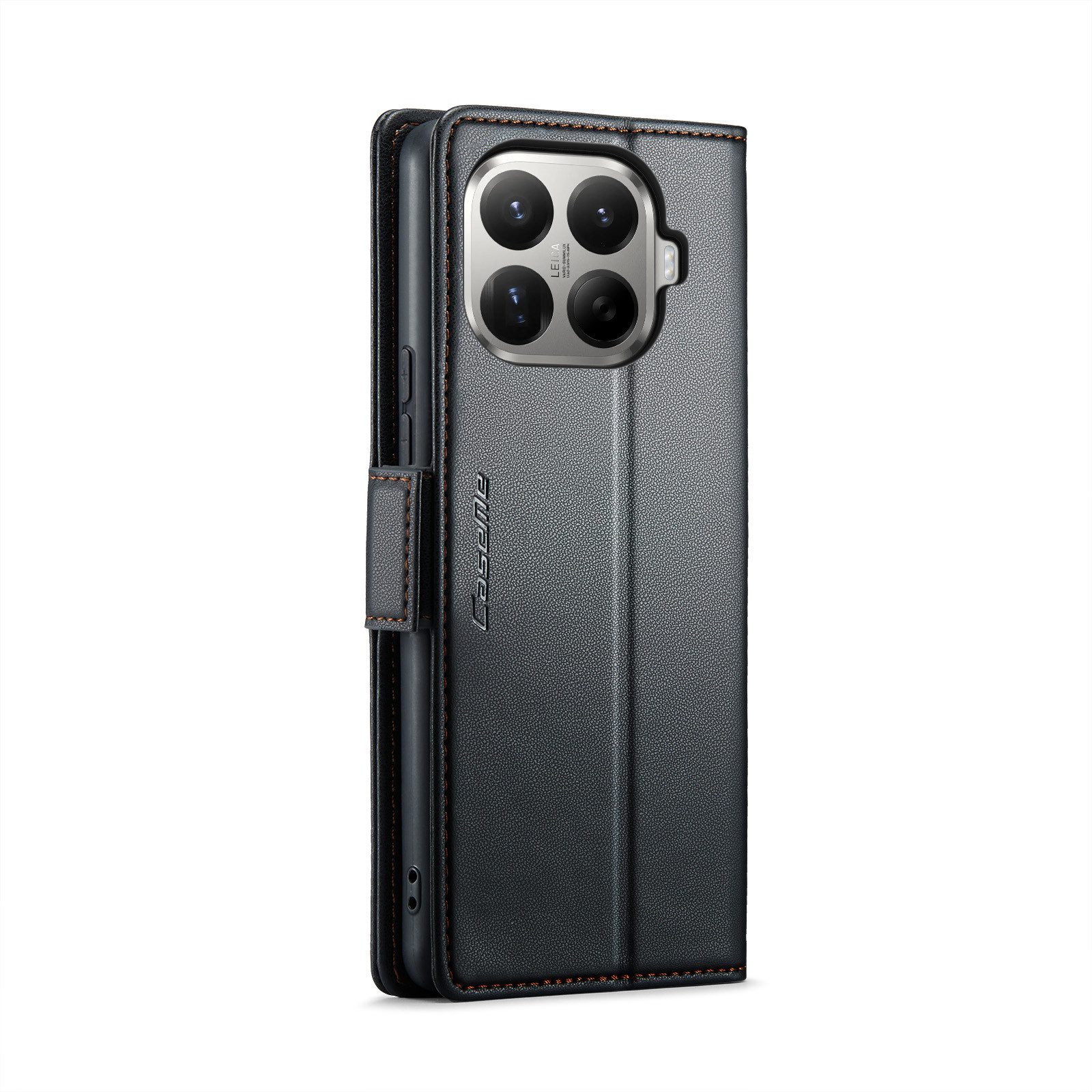 CLM-Tech Handytasche für Xiaomi 17T / Xiaomi 17T Pro PU Leder Klapphülle (schwarz, 1-tlg., Flip Case inklusive Standfunktion und Kartenfächer), Magnetverschluss, RFID-Blockierung
