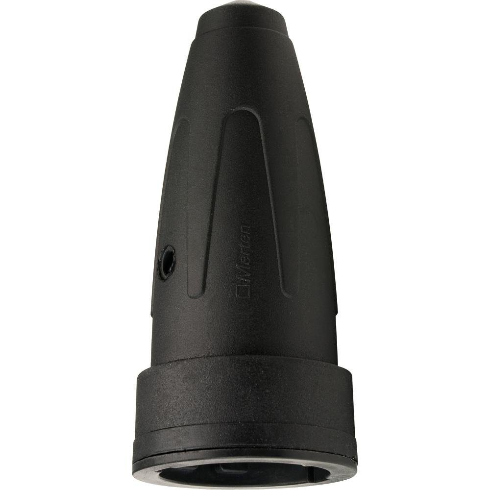Verteiler Merten Gummi-SCHUKO-Kupplung, schwarz 172851