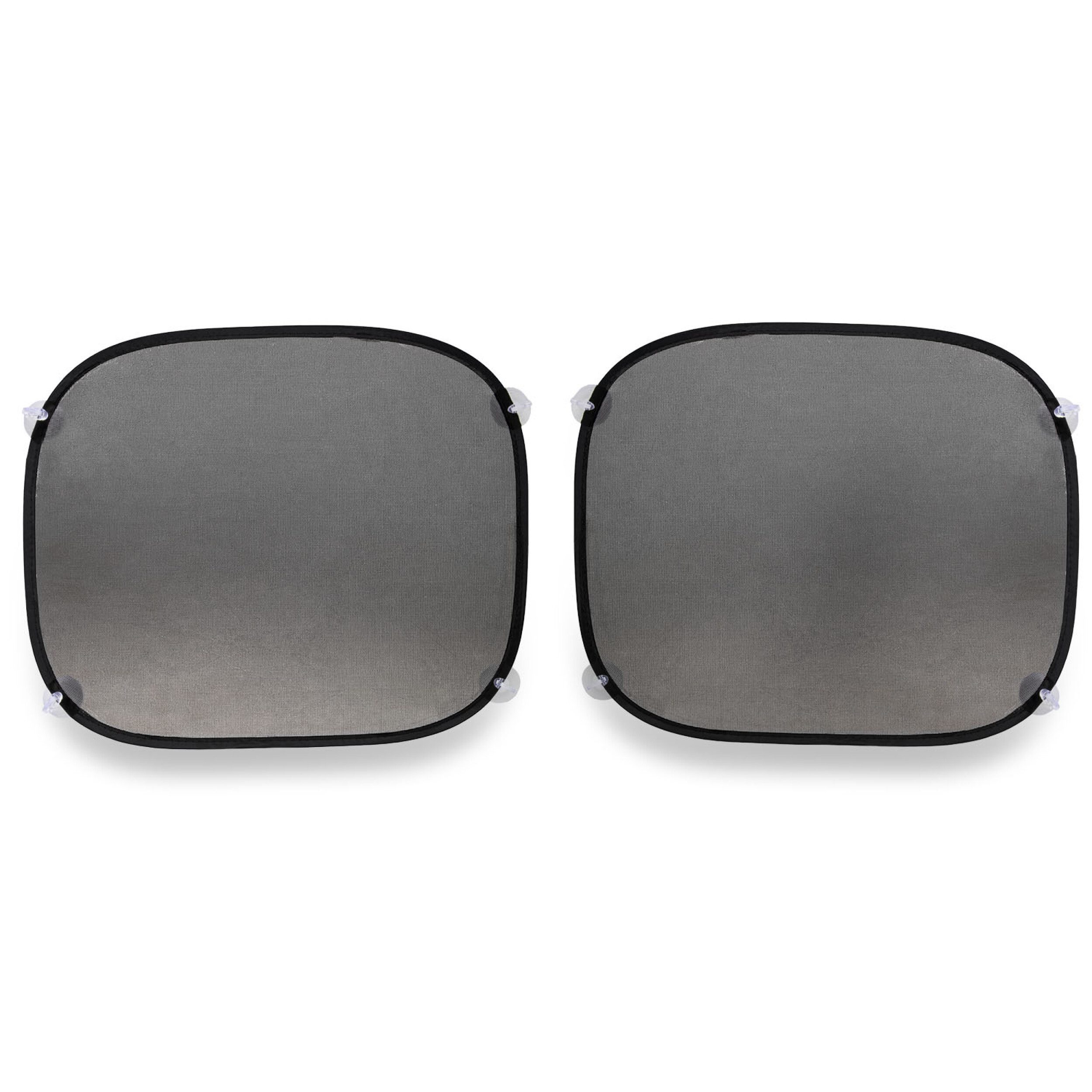 HEYNER Autosonnenschutz Auto-Sonnenschutz 44x36cm 2er Set Saugnäpfe Autofenster UV Schutz, (Set, 2-St) – Bild 3 von 5