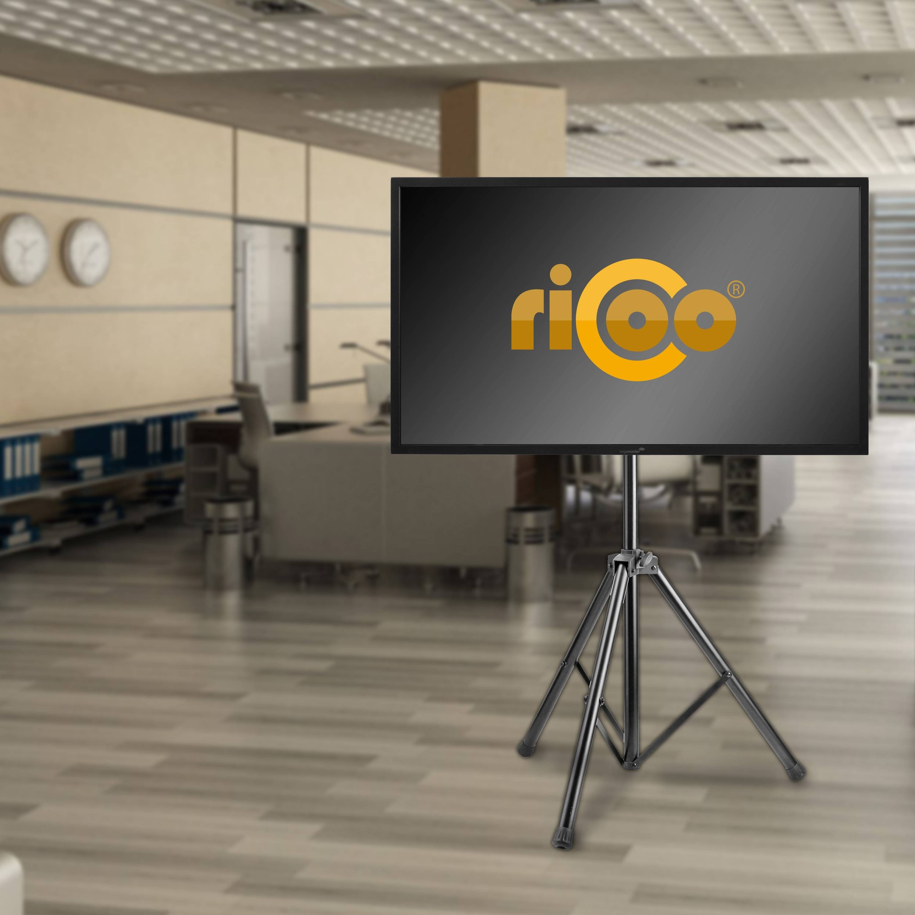 RICOO FS0844 TV-Ständer, (bis Fernseher 55 höhenverstellbar neigbar) Stativ Zoll, Standfuß ausziehbar TV