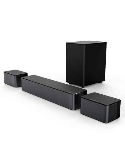 Ultimea Poseidon D50 5.1 Kanal Surround Sound Soundbar (Bluetooth, 320 W, kabelloser Subwoofer, Lautsprecher mit einstellbarem Surround und Bass)