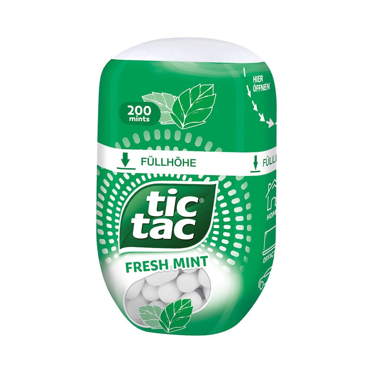 tic tac Süßigkeit, tic tac Big Pack fresh mint vanillig erfrischend leicht scharf 98g