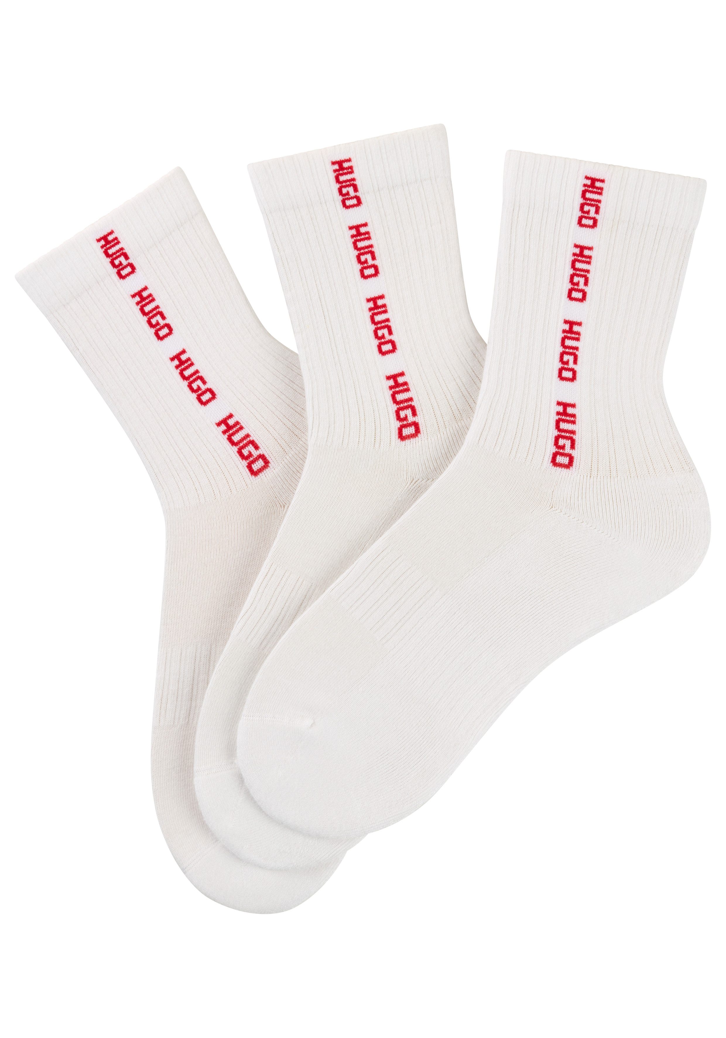 HUGO Basicsocken 3P QS RIB TAPE günstig online kaufen