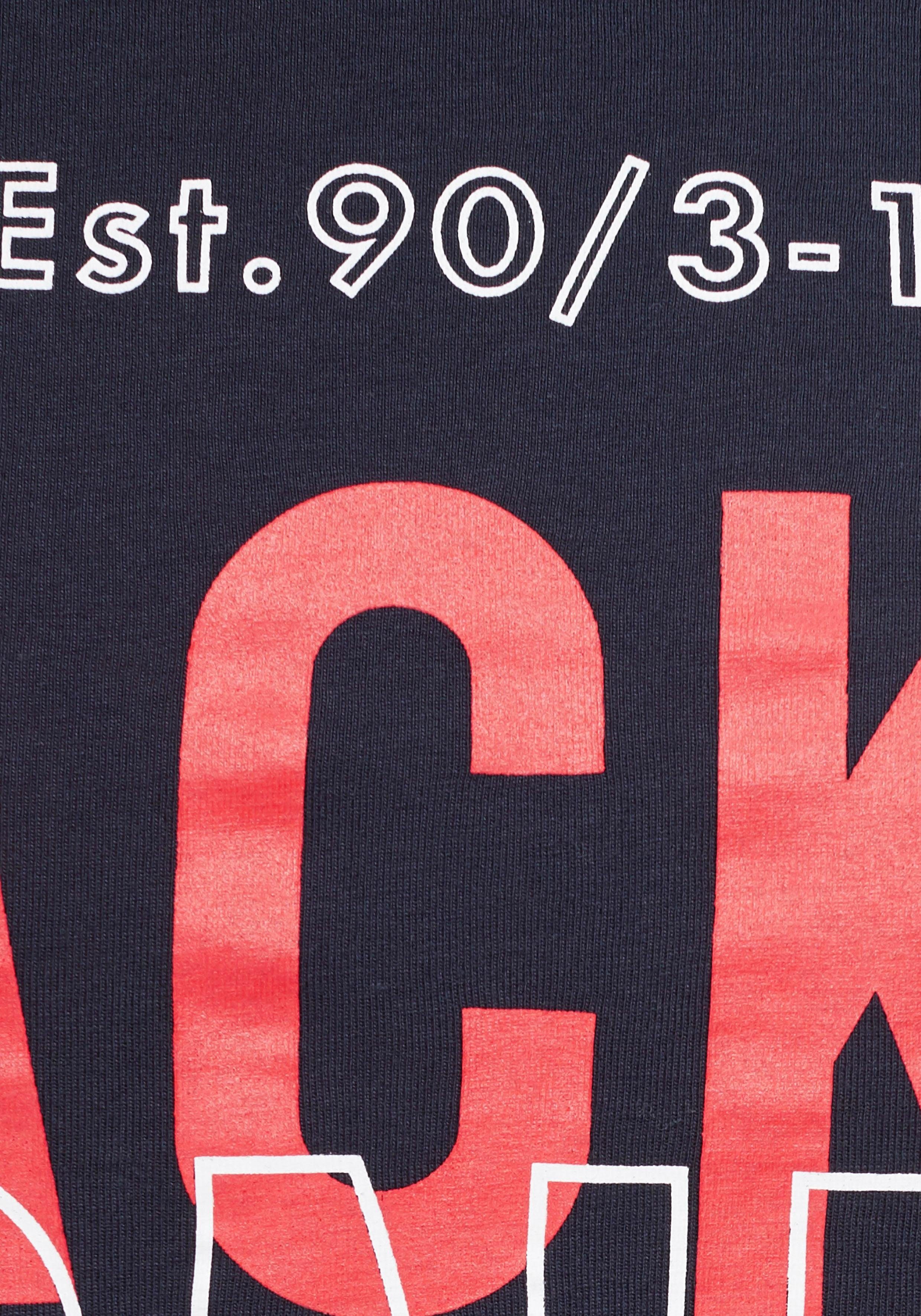 Jack & Jones T-Shirt JCOKOMPO Kurzarm-Design mit Print und optimaler Passform Print, modisch, regular fit, Baumwolle, Rundhals – Bild 4 von 5