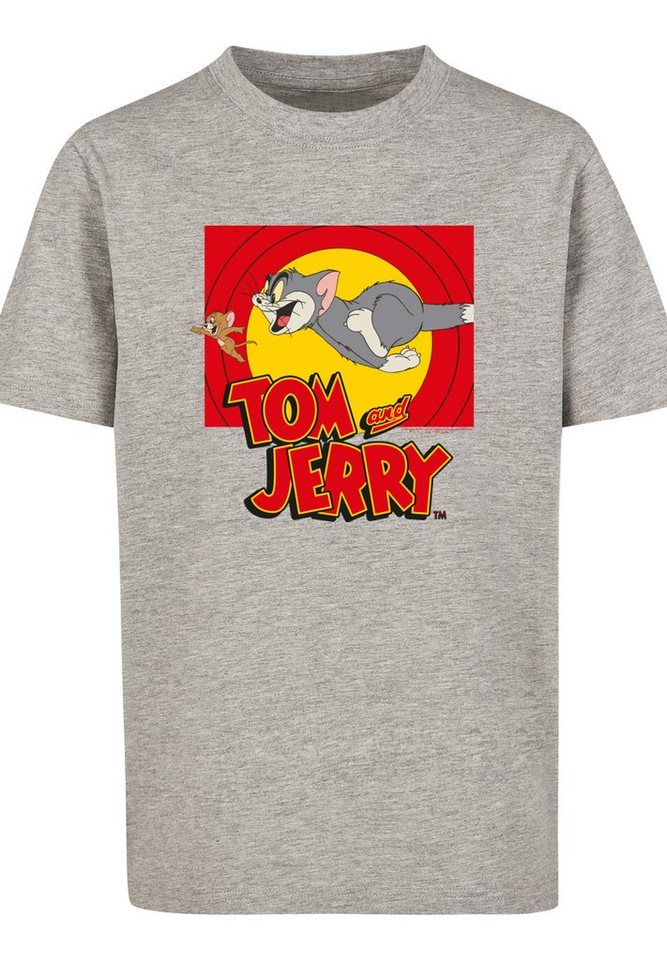 F4NT4STIC T-Shirt Tom and Jerry TV Serie Chase Scene Print, Sehr weicher  Baumwollstoff mit hohem Tragekomfort