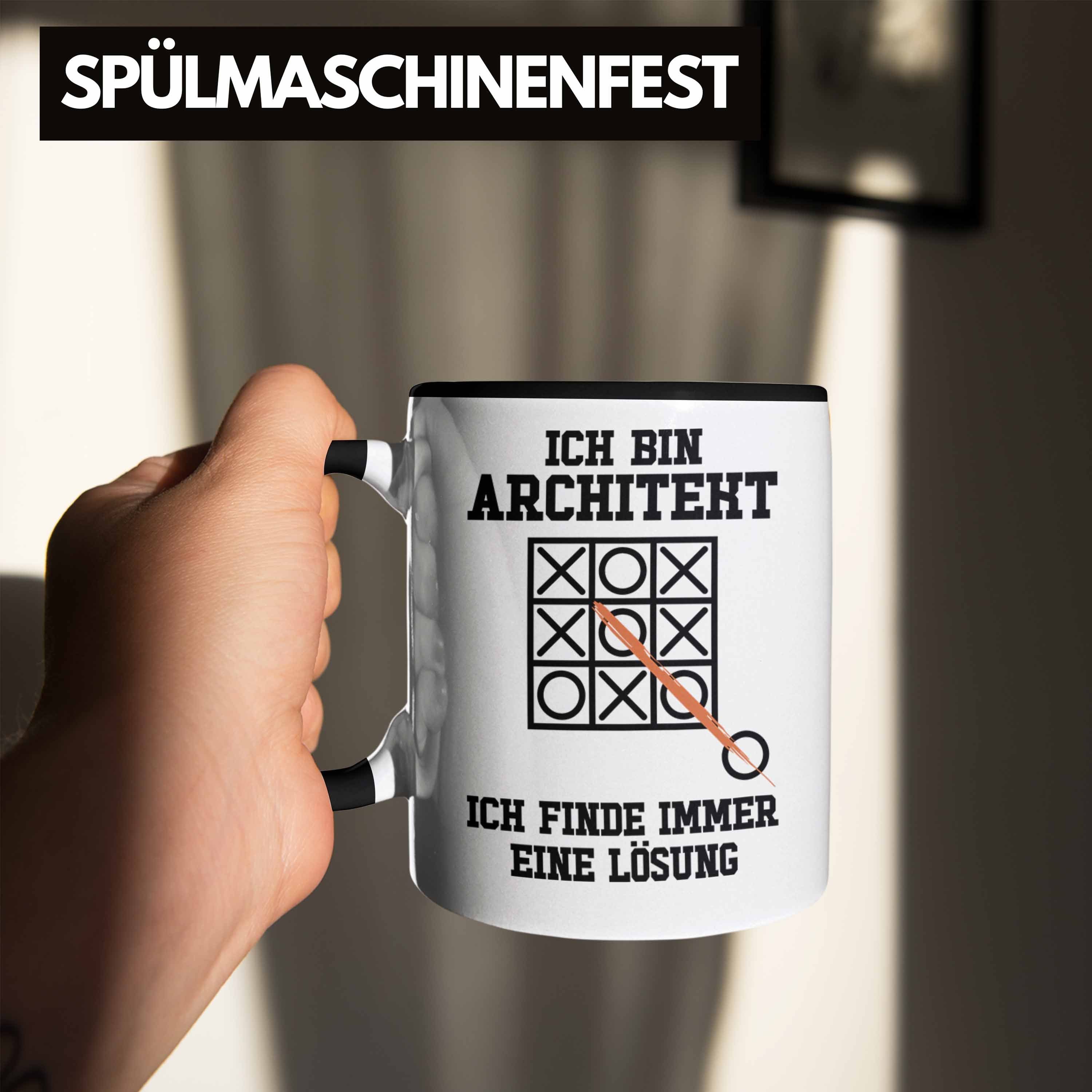 Architekten Tasse Trendation Schwarz Tasse Trendation Geschenkidee Lustig - Geschenk mit Männer Kaffeetasse Architektur Spruch Architekt