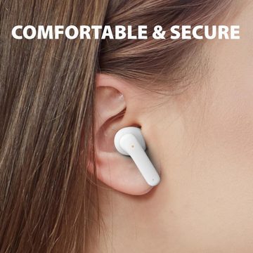 Avantalk Clan K2 - BT mit Lautstärkebegrenzung, Kabellose, anpassbare Passform In-Ear-Kopfhörer (Bis zu 6 Stunden Akkulaufzeit, erweiterbar auf 24 Stunden mit Ladekoffer., geringe Latenz, 3 EQ-Modi Niedliche, Ohrhörer für Jungs & Mädchen)