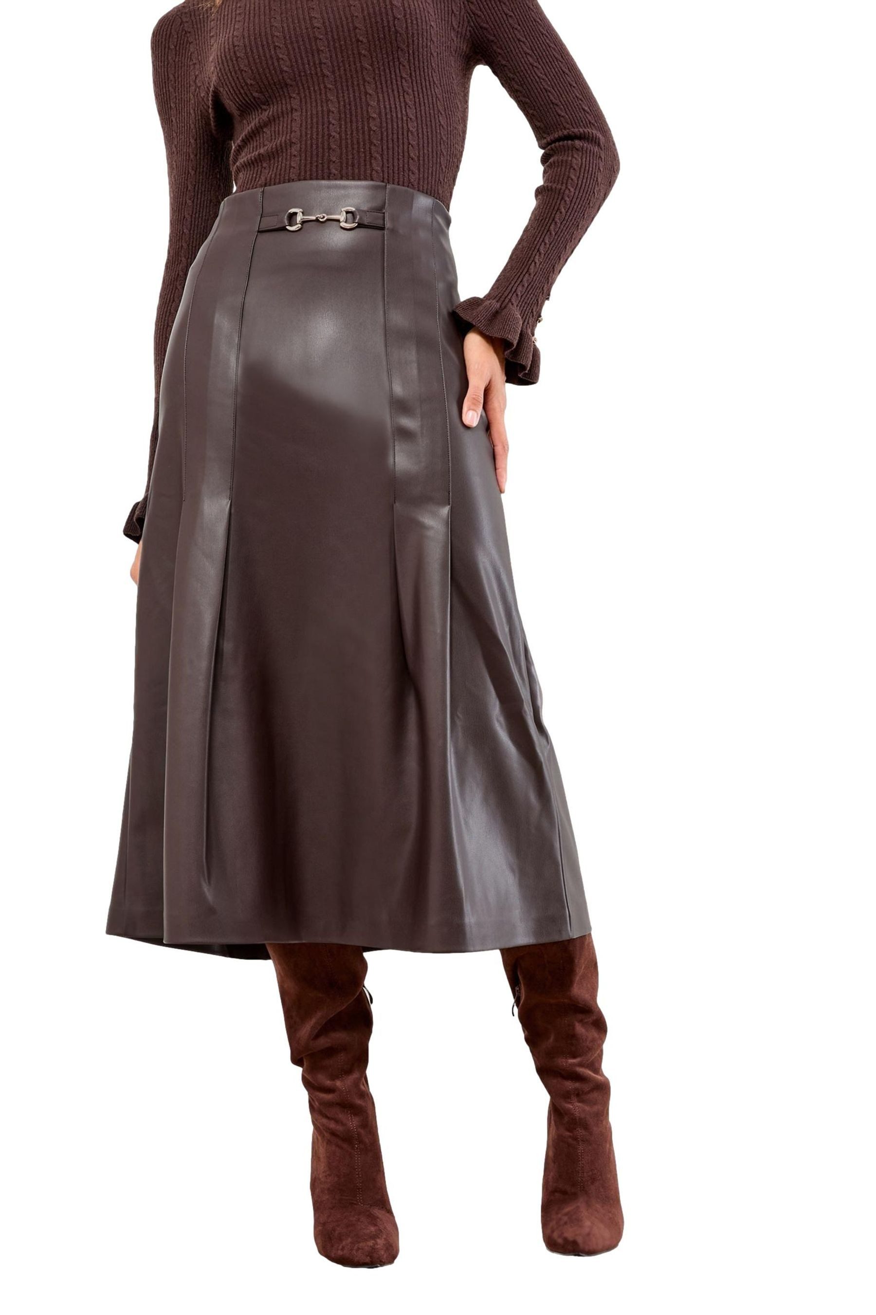 LIPSY Midirock Lipsy Midirock mit Kellerfalte, Regular (1-tlg) günstig online kaufen