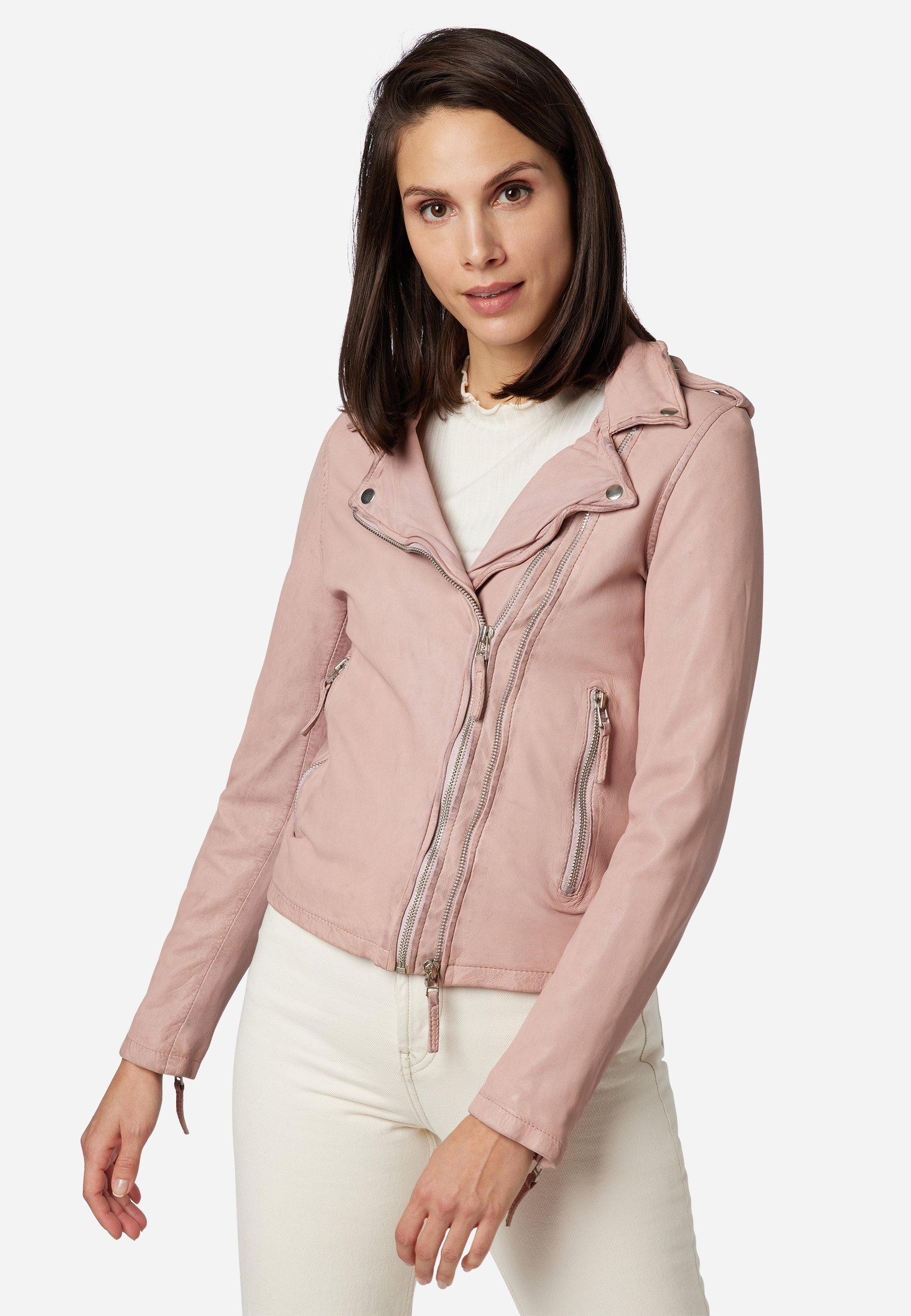 RICANO Lederjacke Foxy stylische Bikerjacke günstig online kaufen
