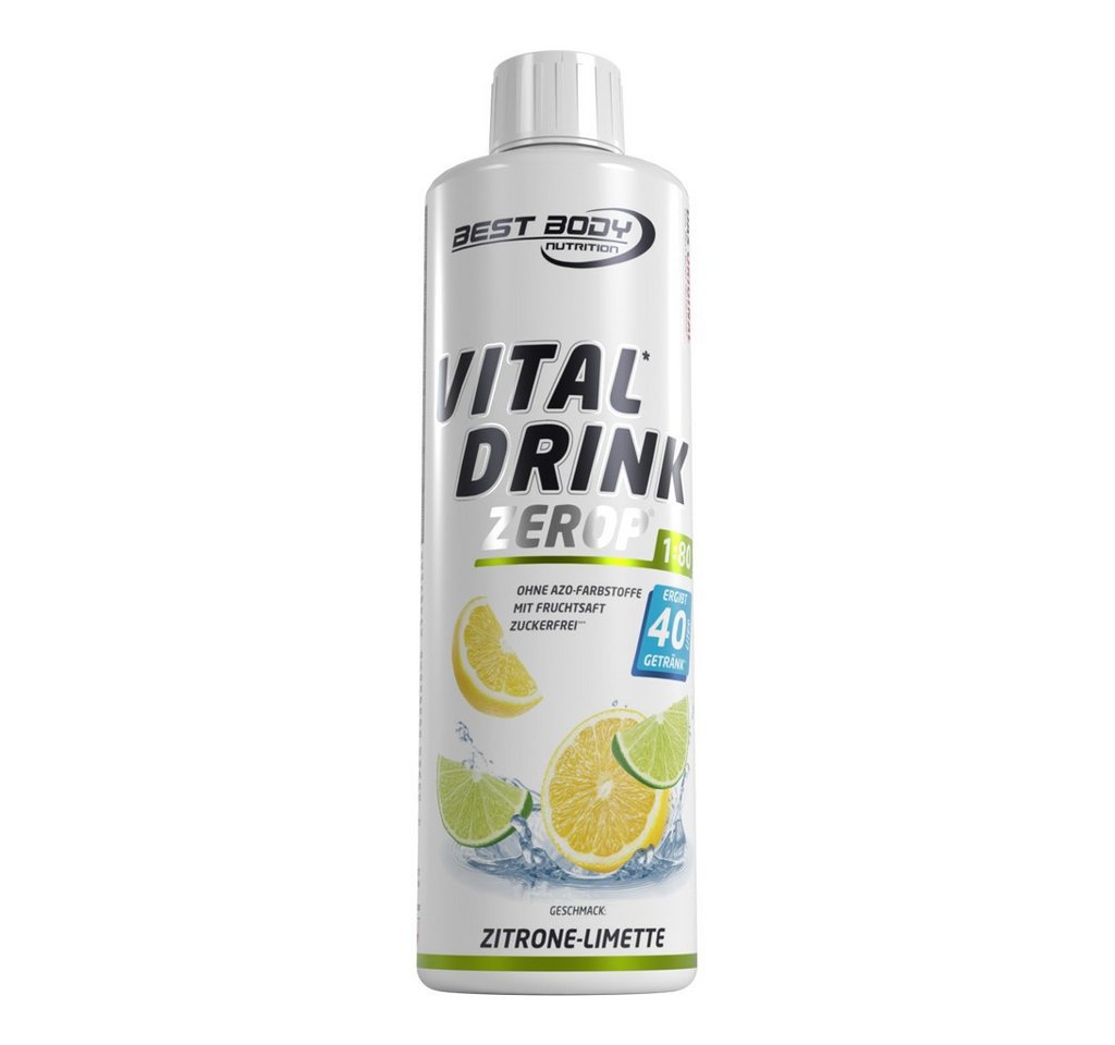 Best Body Nutrition Vital Drink Zerop - 500 ml Flasche Sirup