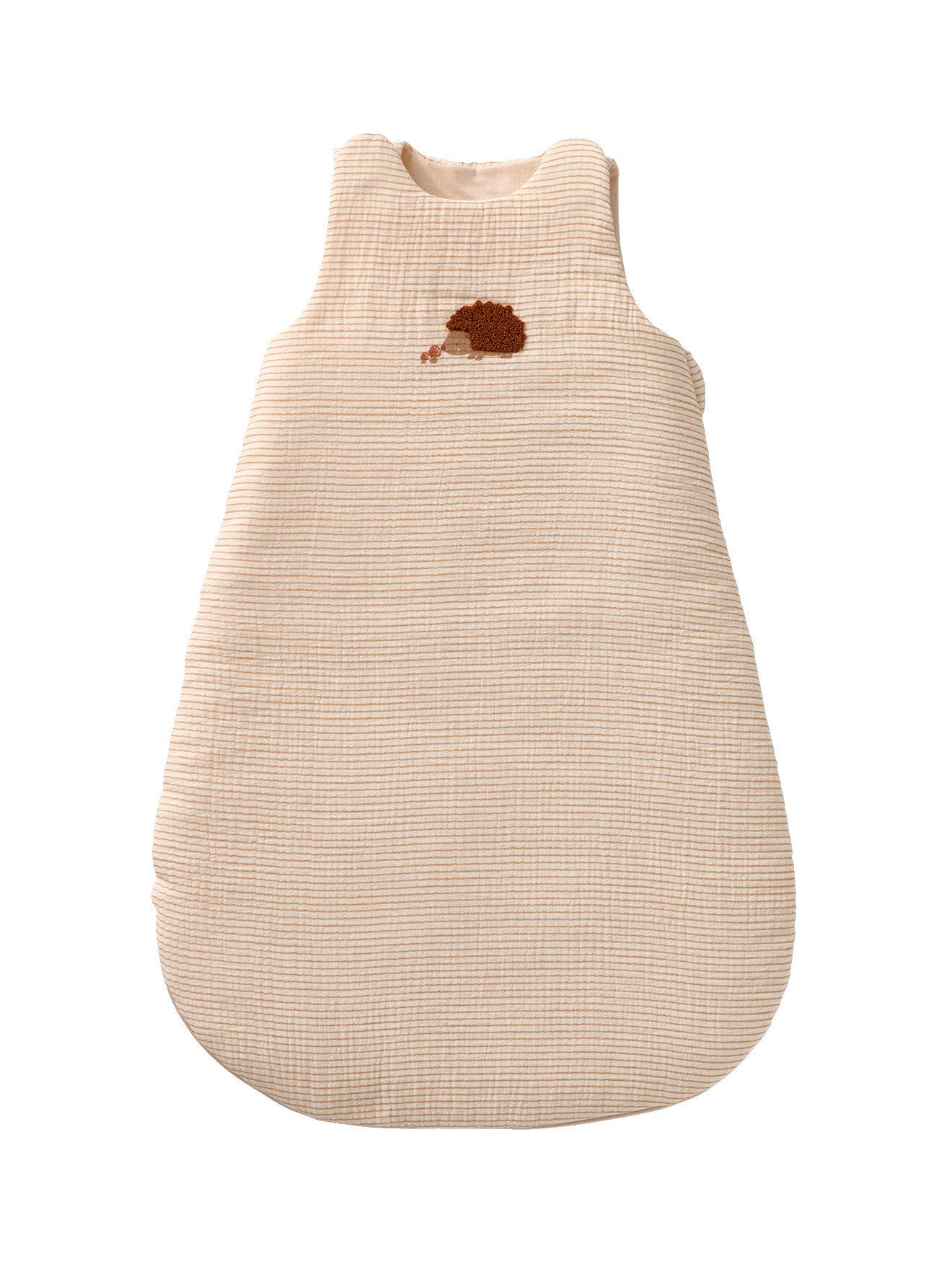 vertbaudet Babyschlafsack Ärmelloser Baby Schlafsack IGEL mit Bio-Baumwolle günstig online kaufen