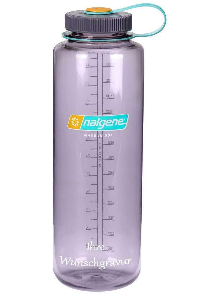 Nalgene Trinkflasche Nalgene Trinkflasche 'WH Silo' - 1,5 L aubergine - mit Namensgravur