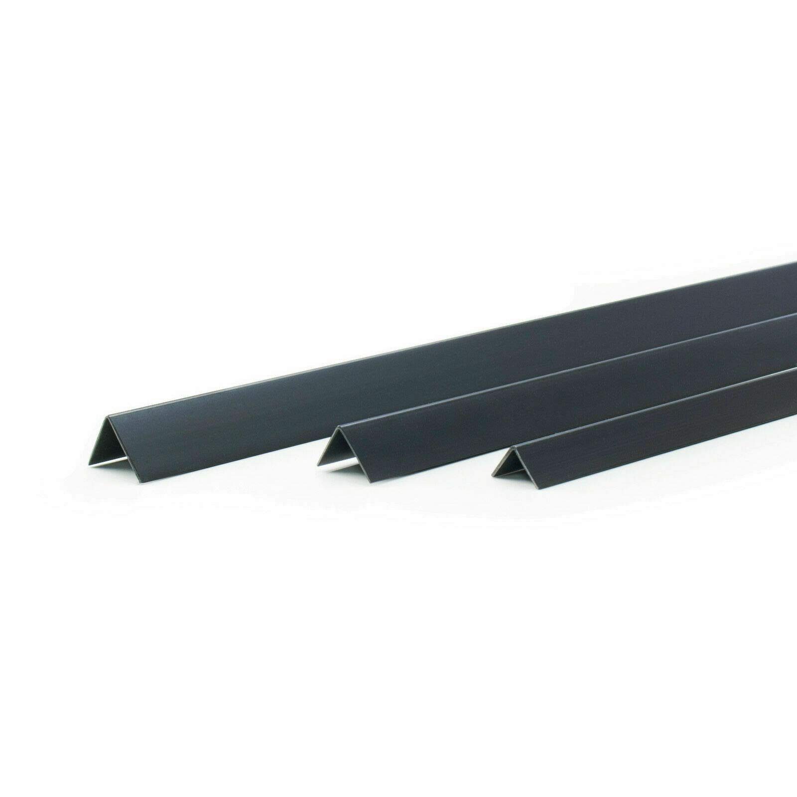 DQ-PP Winkelprofil DQ-PP WINKELPROFIL, 5m (5x1m), 10x10mm-40x40mm, PVC, Eckprofil, L Profil, Kunststoff Winkelleiste,Außenecke Kantenschutz Wand