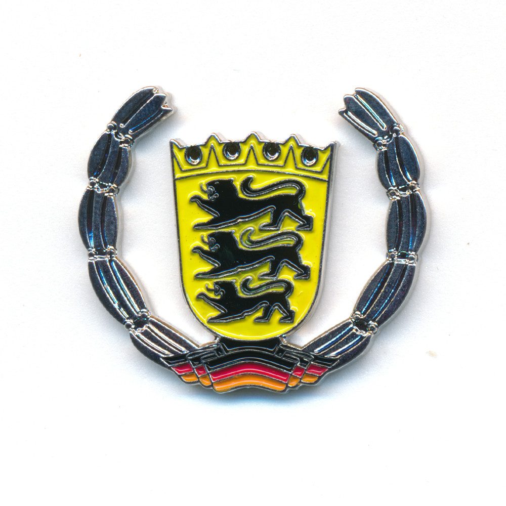 hegibaer Anstecknadel Land Baden-Württemberg Wappen Stuttgart Pin Anstecker 0922 (1-tlg), Beste Qualität